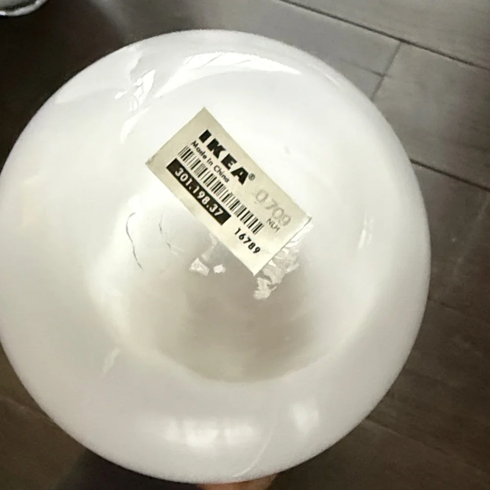 IKEA White Vase Duo